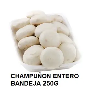 F.A CHAMPIÑON ENTERO BANDEJA 250GR