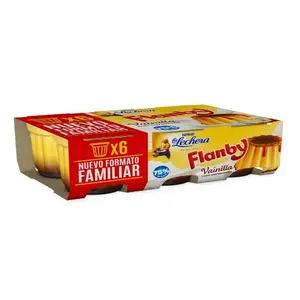 LA LECHERA FLANBY VAINILLA P6