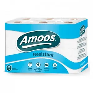 AMOS PAPEL RESIS.HIGIENICO 12R