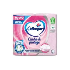 COLHOGAR PAPEL HIGIE.ROSA 4R