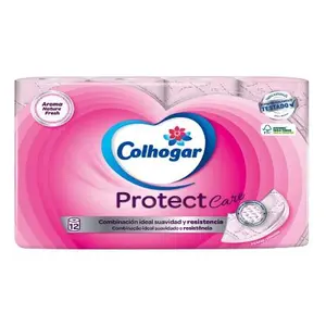 COLHOGAR PAPEL HIGIE.ROSA 12R