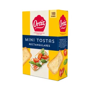 ORTIZ BIMBO MINITOSTAS  RECTANGULARES 100G