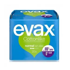 EVAX COTTON NORMAL SIN ALAS 20U
