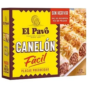 EL PAVO CANELONES 12PLACAS 80GR