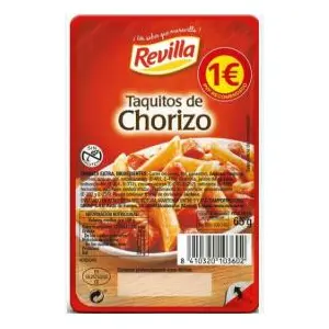 REVILLA TAQUITOS CHORIZO 70GR