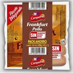 CAMPOFRIO FRANKFURT POLLO PK4