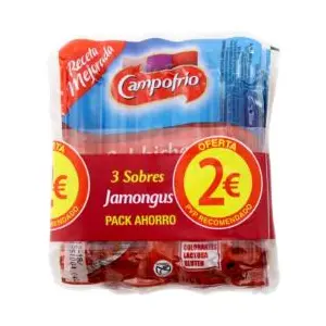 CAMPOFRIO SALCHICHA JAMON PK3
