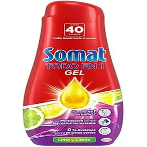 SOMAT LAVAVAJILLAS GEL LIM/LIM DUPLO 40+40 DOSIS