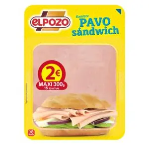 EL POZO PAVO SANDWICH 270G 2E