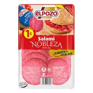 EL POZO SALAMI NOBLEZA 70G PVP 1€