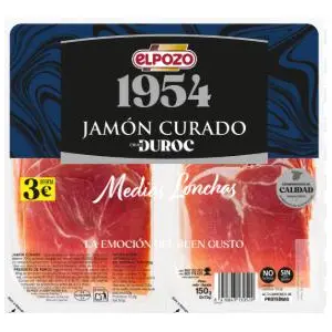EL POZO JAMON CURADO 180G 3E