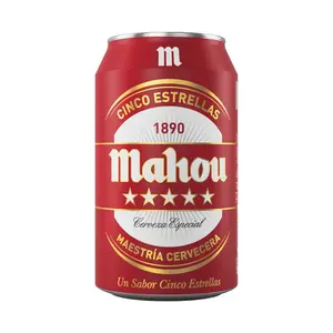 MAHOU 5 ESTRELLAS LATA 330ML