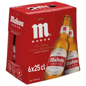 MAHOU 5 ESTRELLAS 6x25CL