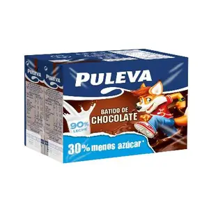PULEVA BATIDO CHOC.BRICK 6x200ML