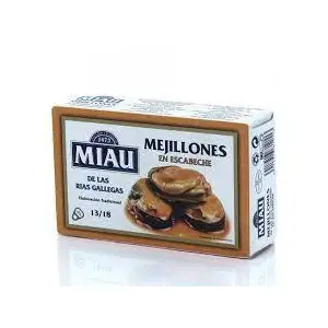 MIAU MEJILLONES ESCABECHE OL-120 13/18