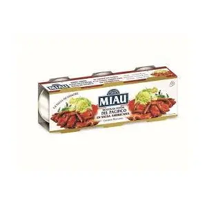 MIAU POTON CALAMARES SALSA AMERICANA 3X78G