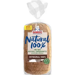 BIMBO PAN 100%NAT INTEGRAL 450G