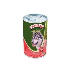 CANIBAQ PERRO LATA BUEY 400G