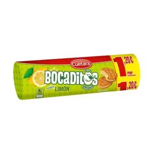 CUETARA BOCADITOS LIMON 1.20€