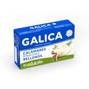 GALICA CALAMARES (CHIPIRON) RELLENO ACEITE OLIVA 111G