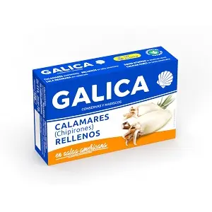 GALICA CALAMAR (CHIPIRONES) RELLENOS SALSA AMERICANA 111G