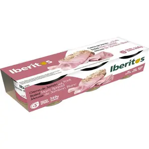 IBERITOS PATE CREMA YORK 3x80G