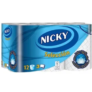 NICKY HIGIENICO AZUL 3C 12R
