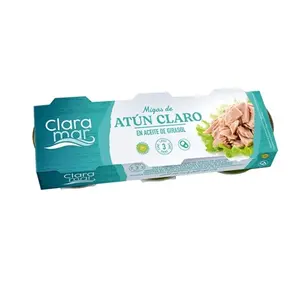 CLARAMAR ATUN CLARO EN ACEITE GIRASOL PACK 3X80G