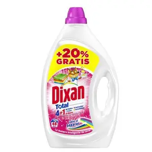 DIXAN DETERG.GEL TOTAL ADIOS AL SEPARAR 4+1 48D 2.16L
