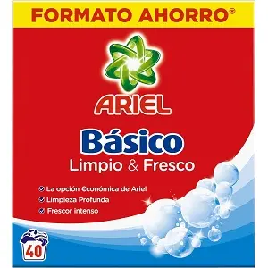 ARIEL DETERGENTE BASICO POLVO 40 2.6KG