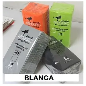 COTTONCEL SERVILLETA KANGURO BLANCA 40X40 30UND