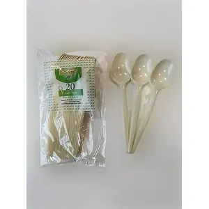 KONNY CUCHARILLA PLASTICO REUT 20UND CAFE
