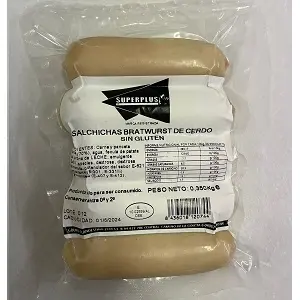 SUPERP SALCHICHAS BRATWURST 400G APROX