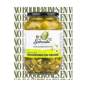 SABROSITA ACEITUNA ALIÑO BOQUERONES VINAGRE 500G