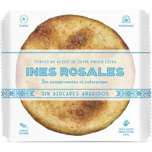 INES ROSALES TORTA ACEITE OLIVA S/A 6UND 180G