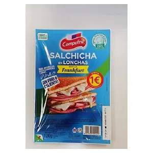 CAMPOFRIO SANCHICHA EN LONCHAS FRANKFURT 1E