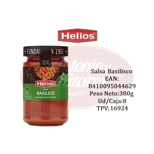 HELIOS SALSA BASILICO 380G