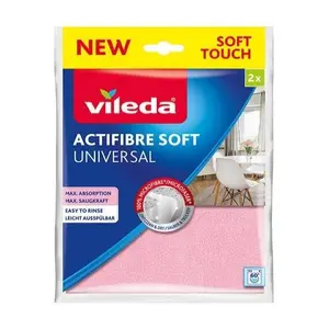 VILEDA BAYETA ACTIVEFIBRA SOFT ROSA 2UND