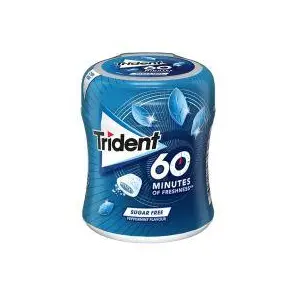 TRIDENT 60MIN BOTE PEPPERMINT 68.2G