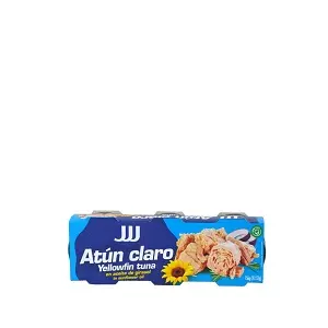 JJJ MIGAS ATUN CLARO EN ACEITE GIRASOL RO85 PACK 3