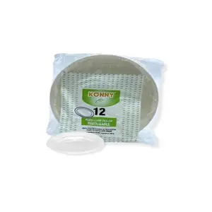 KONNY PLATO LLANO 20.5CM PLASTICO REUT 12UND