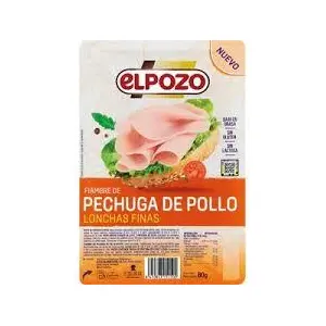 EL POZO F.PECHUGA DE POLLO FINAS 80G 1E