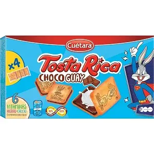 TOSTA RICA CHOCO GUAY 168G PVP 1.99€
