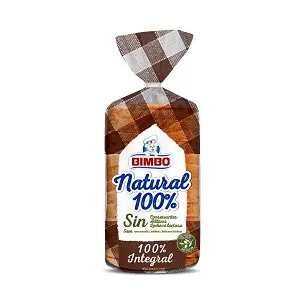 BIMBO PAN 100%NAT CON CORTEZA INTEGRAL 360G