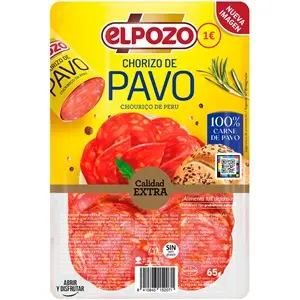 EL POZO CHORIZO PAVO 65G PVP 1E