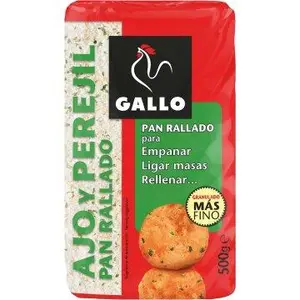 GALLO PAN RALLADO AJO Y PEREJIL 500G
