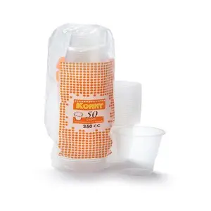KONNY VASO PLASTICO REUT. 300CC 50UND