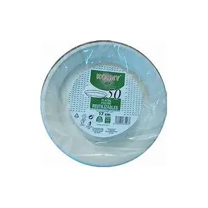 KONNY PLATO POSTRE 17CM PLASTICO REUT 50UND