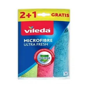 VILEDA BAYETA MICROFIBVRA 2+1 COLOR