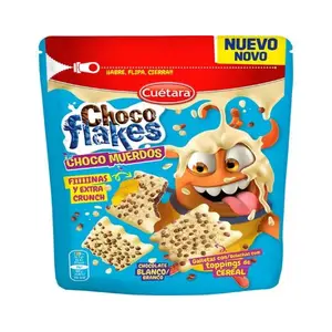 CUETARA CHOCOFLAKES MUERDOS BLANCO 87G 1.70E